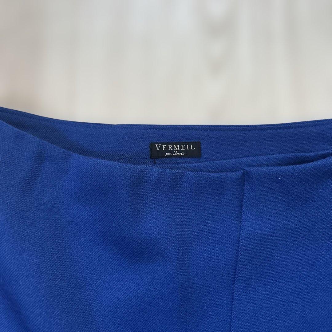 美品＊VERMEIL par iena ウール100% フレア　ロングスカート