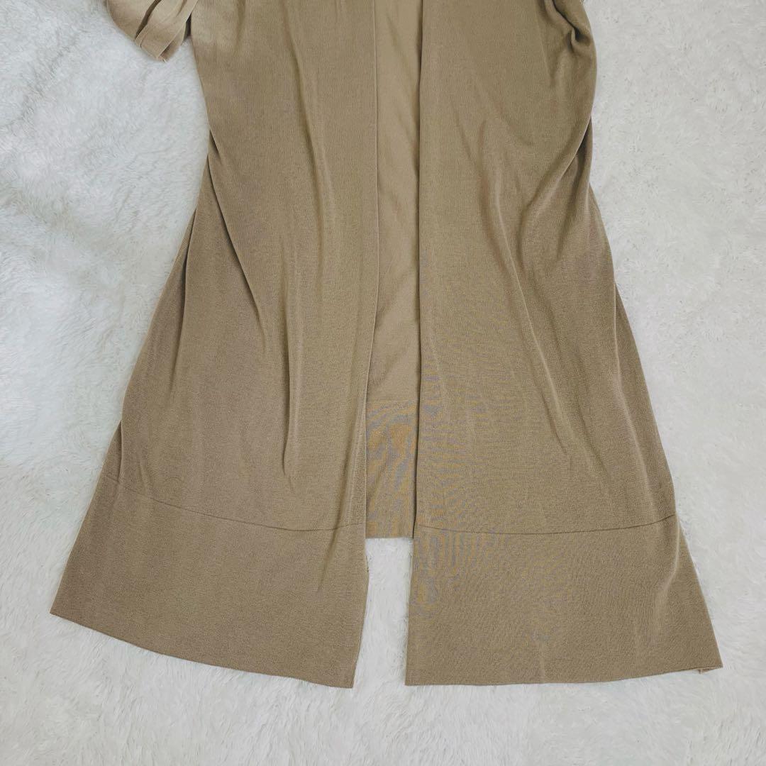 極美品☆ ミューズドゥドゥーズィエムクラス ロングカーディガン ベージュ