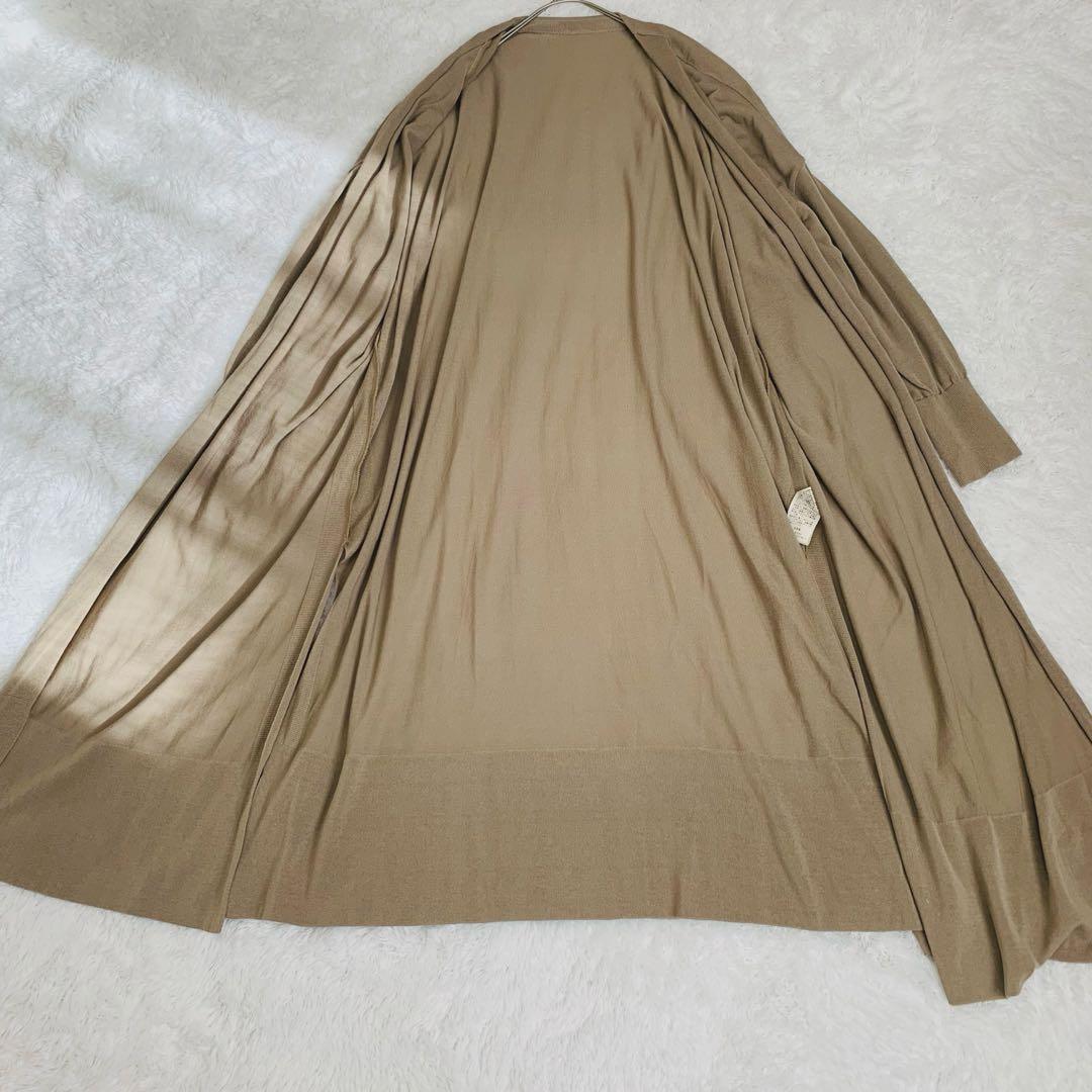 極美品☆ ミューズドゥドゥーズィエムクラス ロングカーディガン ベージュ