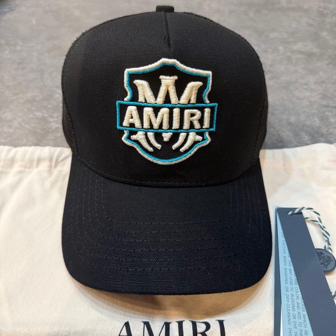 熊*ん様 【新作】AMIRI MA EMBLEM TRUCKER HAT CAP