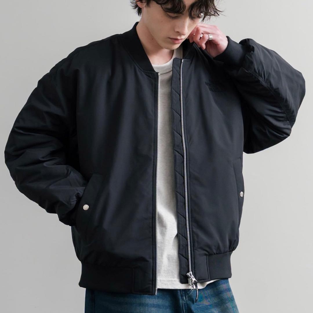 完売品⭐︎ノースフェイス　ジャケット　2XL　ブラック黒＊MA-1　韓国限定