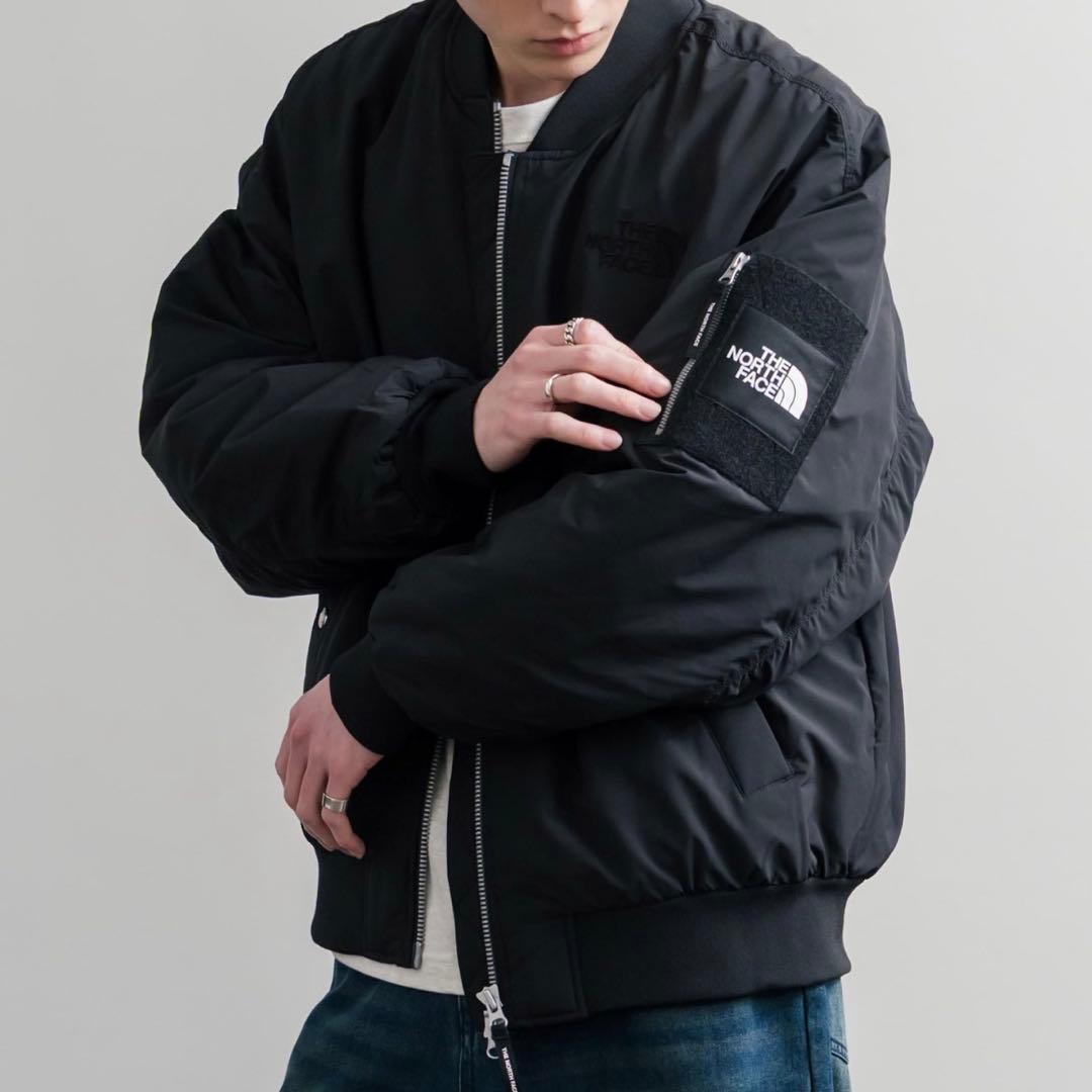 完売品⭐︎ノースフェイス　ジャケット　2XL　ブラック黒＊MA-1　韓国限定