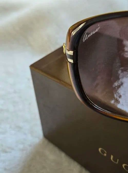 【新品未使用】GUCCI GG 0010S サングラス ブラウン
