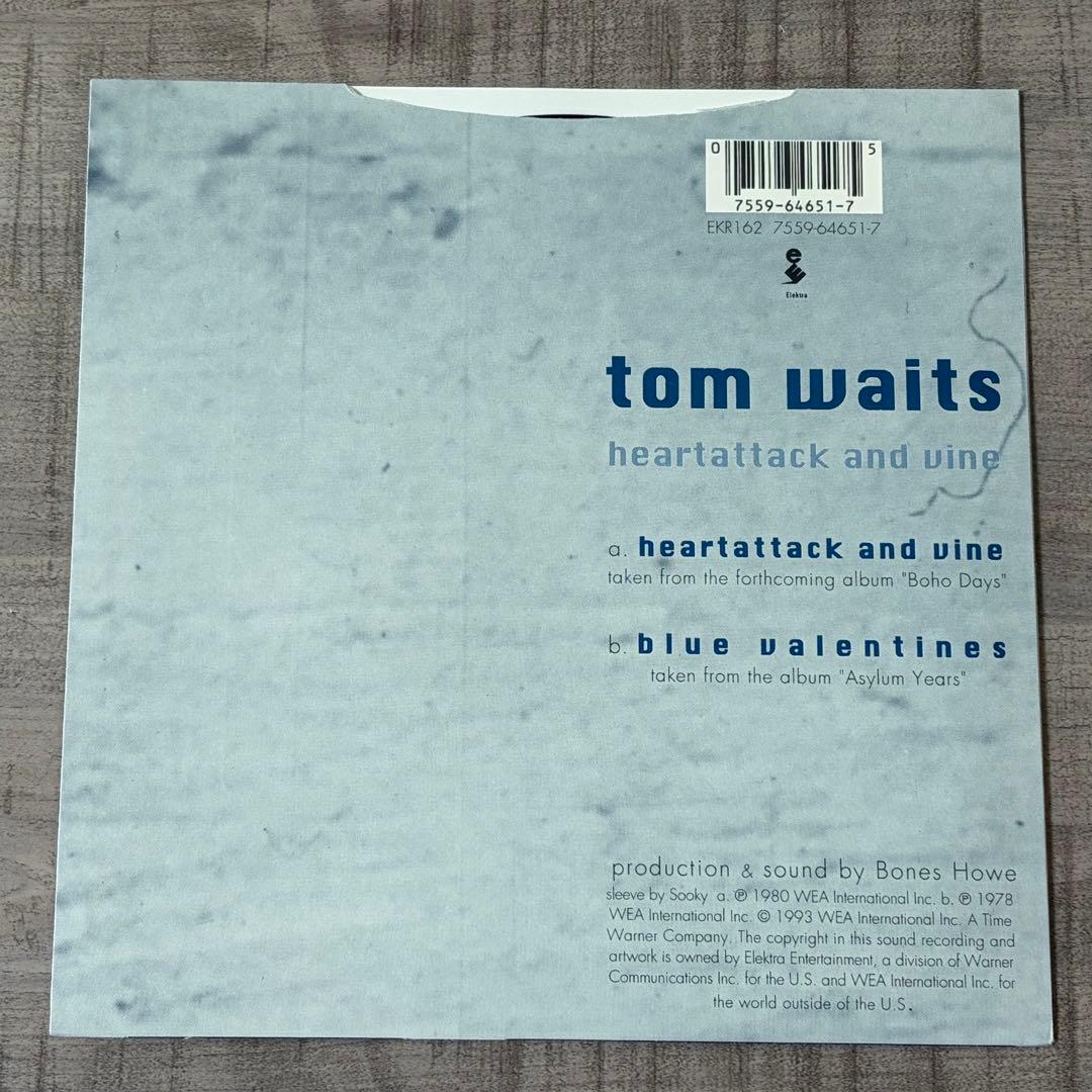 7EP 7インチ Tom Waits Heartattack And Vine