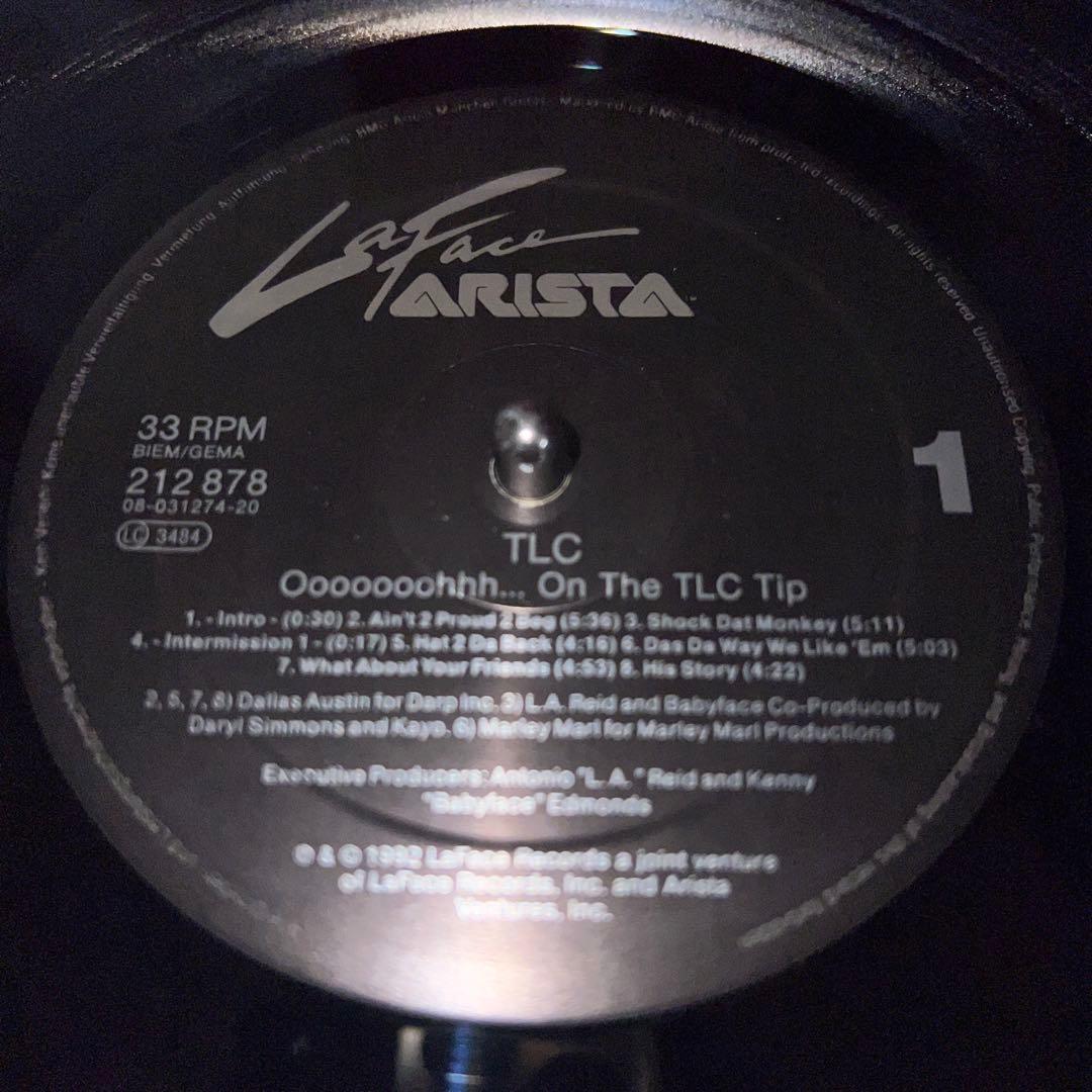 洋楽 TLC on the TLC tip 1992 EU LP