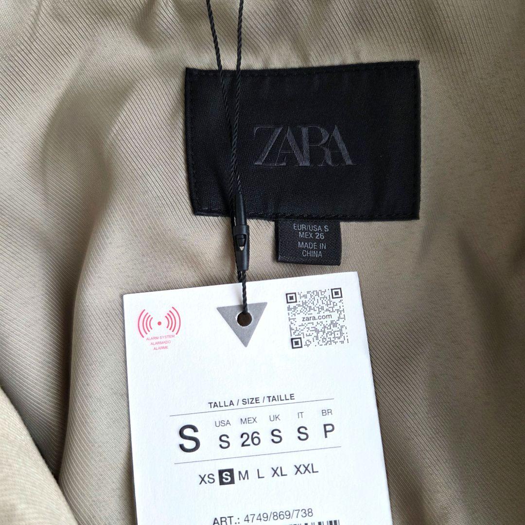 ZARA ショートバルーントレンチコート S