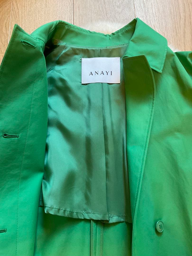 【2022】ANAYIイタリアンコットンステンカラーコート定価¥69,300