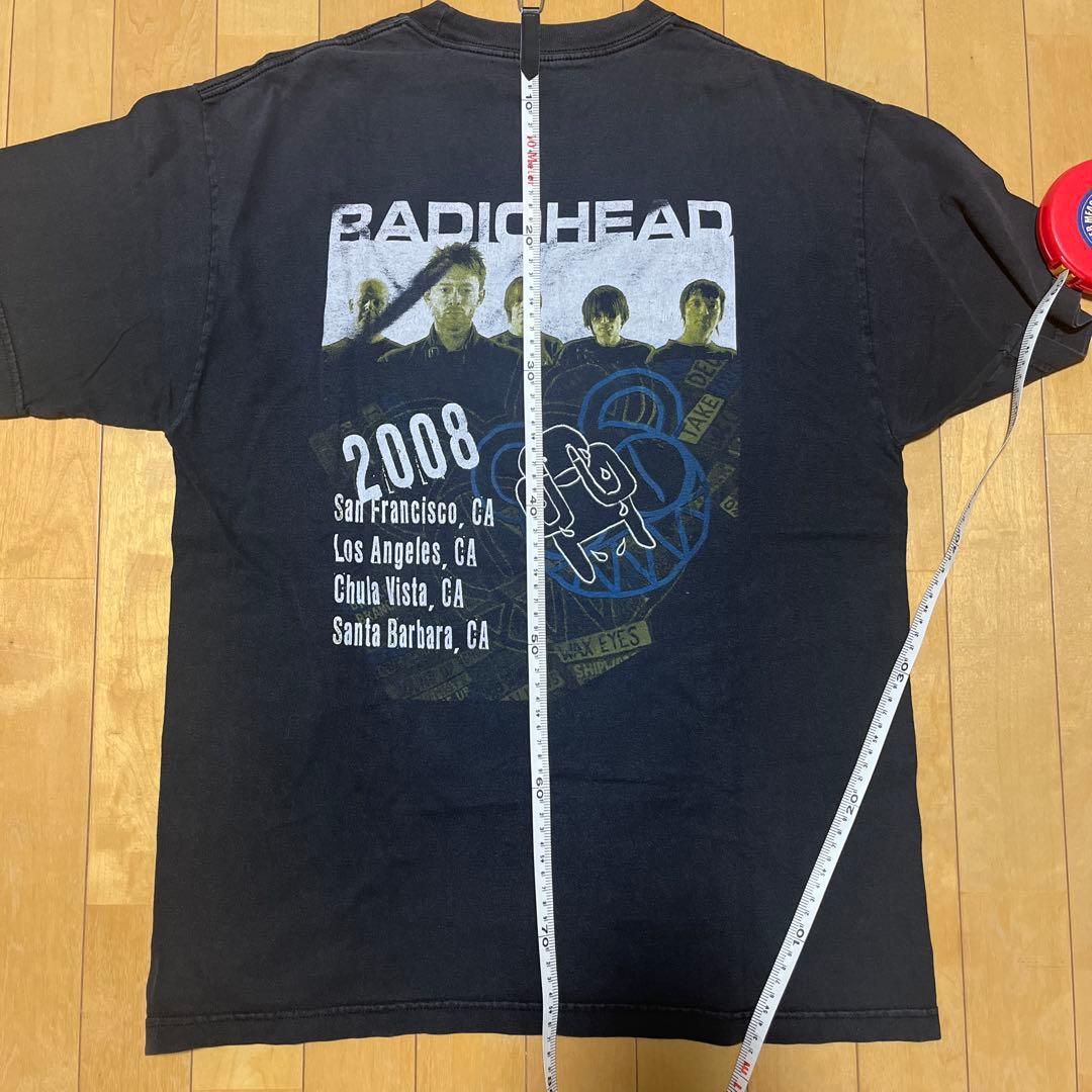 コ*ん様 radiohead ツアー Tシャツ レディオヘッド バンドT vin