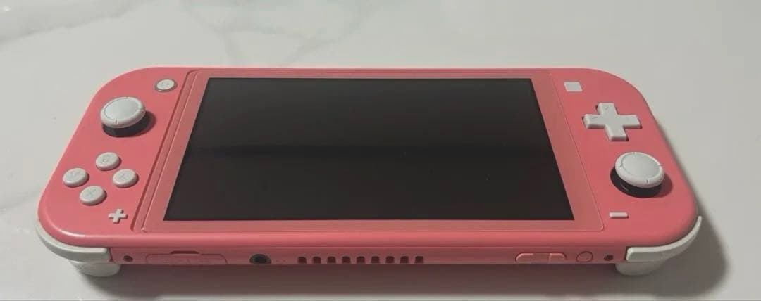 NintendoSwitchLite本体 ピンク箱・充電付き ガラスフィルム装着