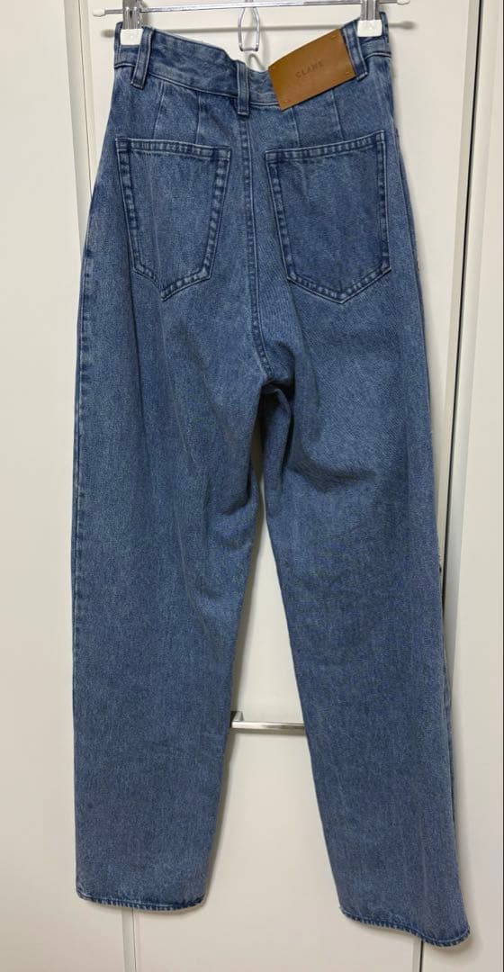 美品CLANE クラネ FLOWER EMBROIDERY PANTS ジーンズ
