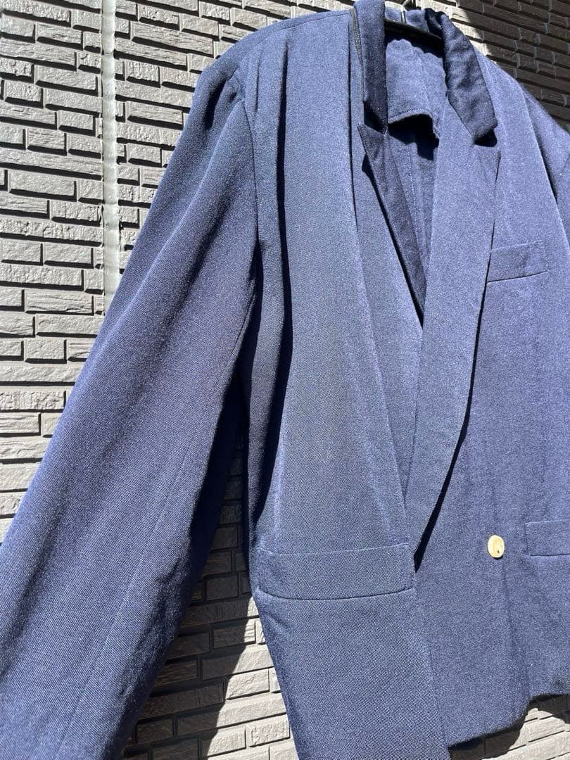 《美品》Y’s ダブルジャケット ネイビー M相当 ユニセックス