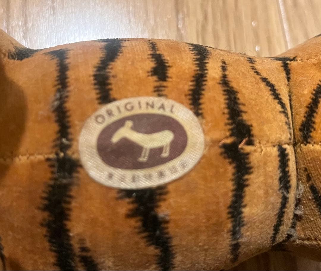 レア　古いトラのぬいぐるみ 約20cm 虎　上野動物園