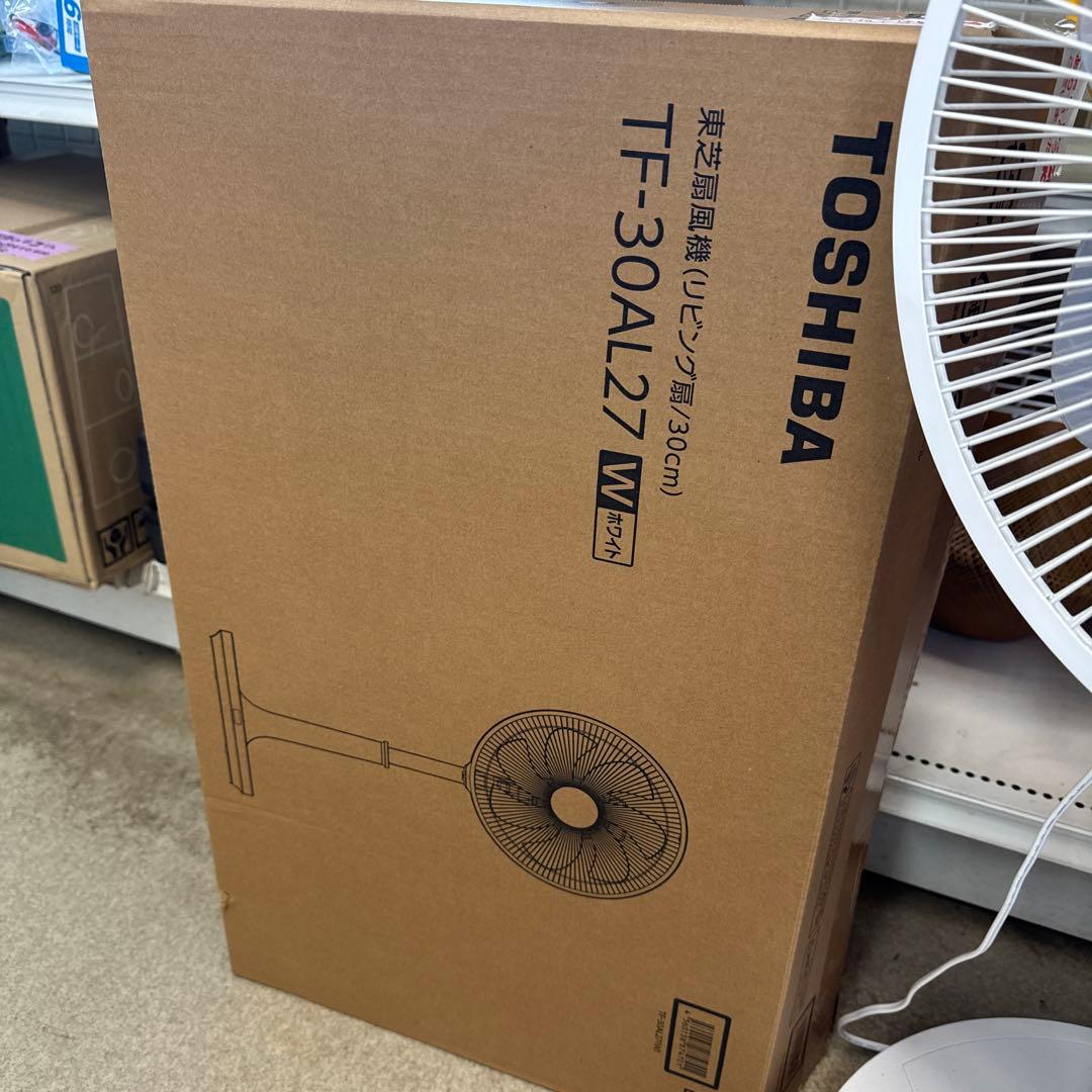 【E119】扇風機　TOSHIBA TF-30AL27 リビング扇　30cm