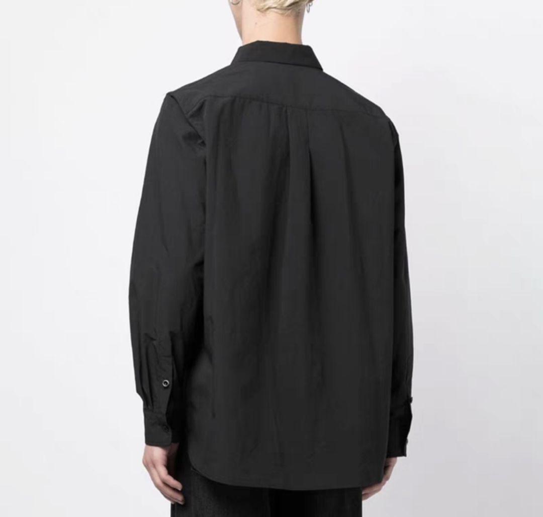 さしみ新作24SS sacaiポリエステルシャツブルゾンサカイ