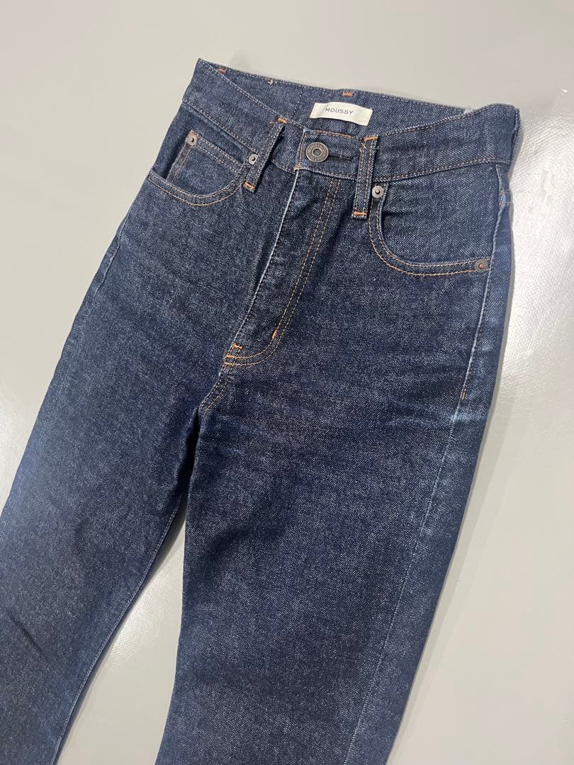 MOUSSY MVS FLARE ワンウォッシュデニム