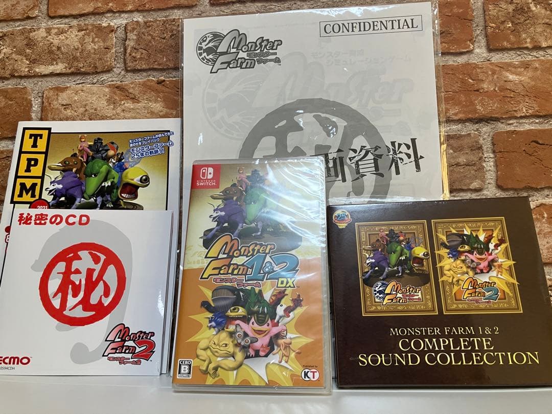 値下終了】 モンスターファーム 1&2 Switch 特典付き