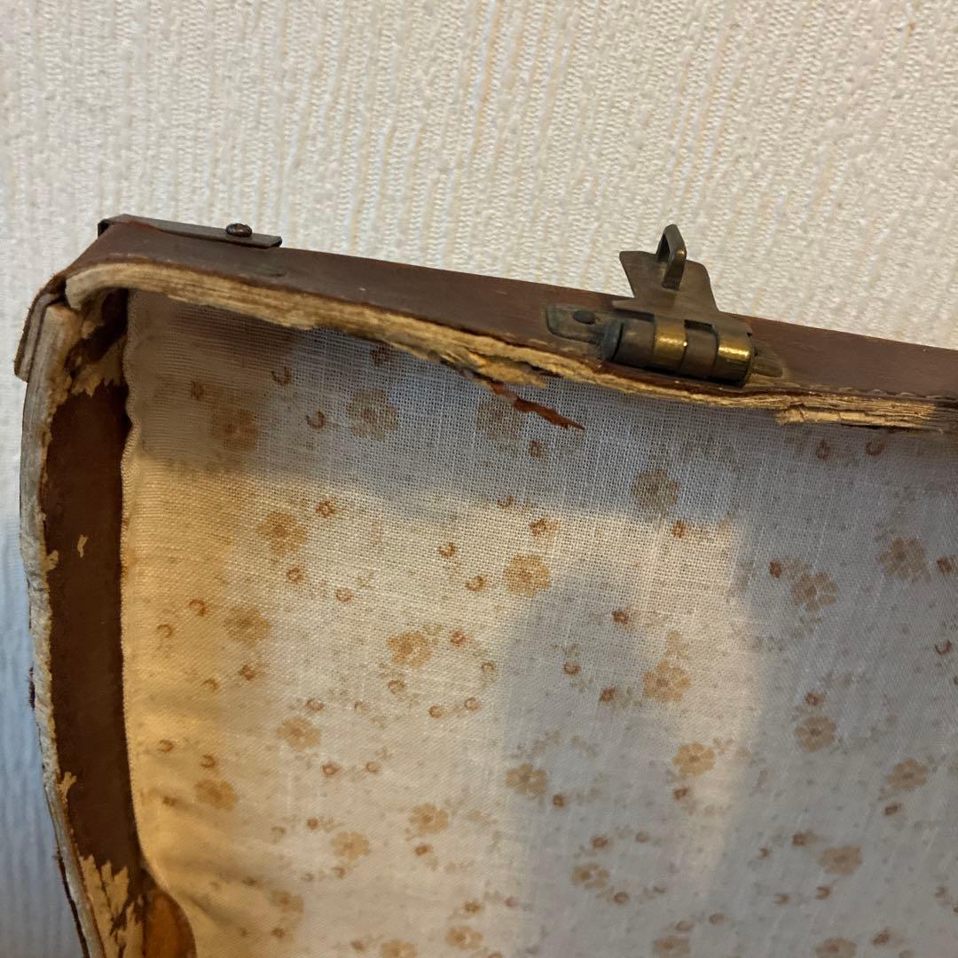ヴィンテージ 革トランク2個セット