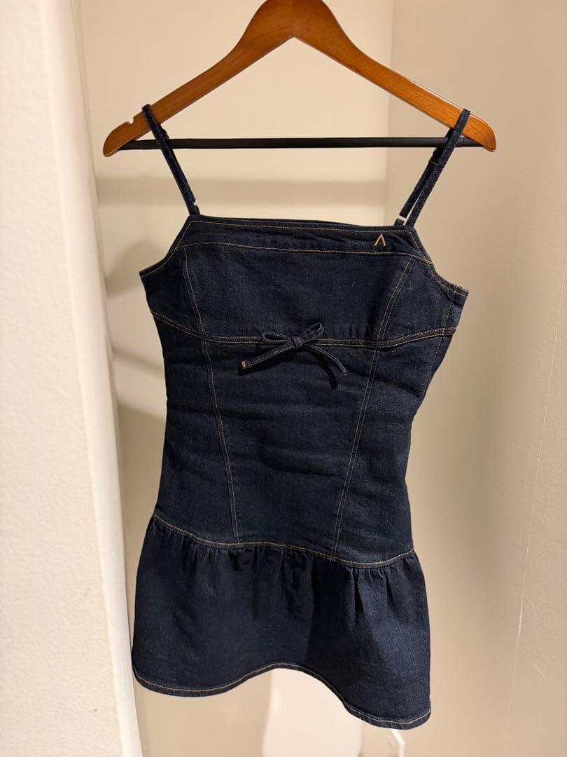 ワンピース andmary Bonnie denim mini dress