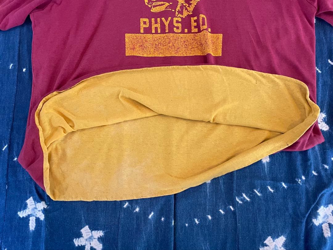70s ビンテージ　ラッセルアスレチック　リバーシブルTシャツ