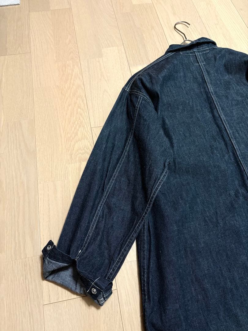 デニムアンドダンガリー デニム ロングシャツ　ワンピース　レディース