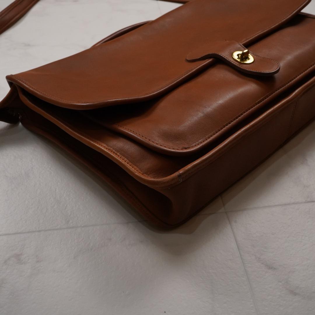 COACH メトロポリタン ブリーフケース 5180 レザー ブラウン