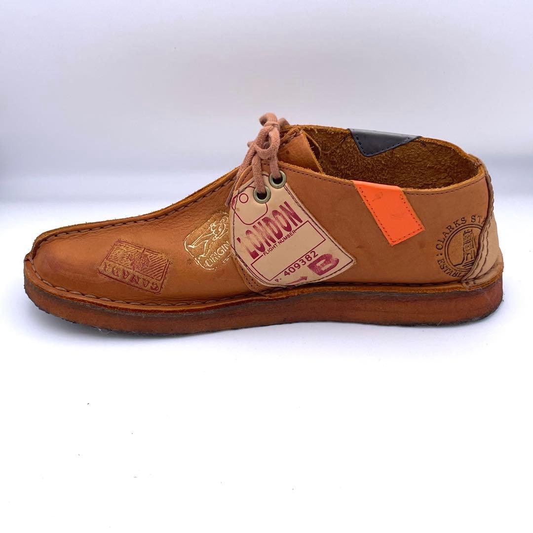 Clarks クラークス【25.5】デザートトレック レザー/パッチワーク/希少