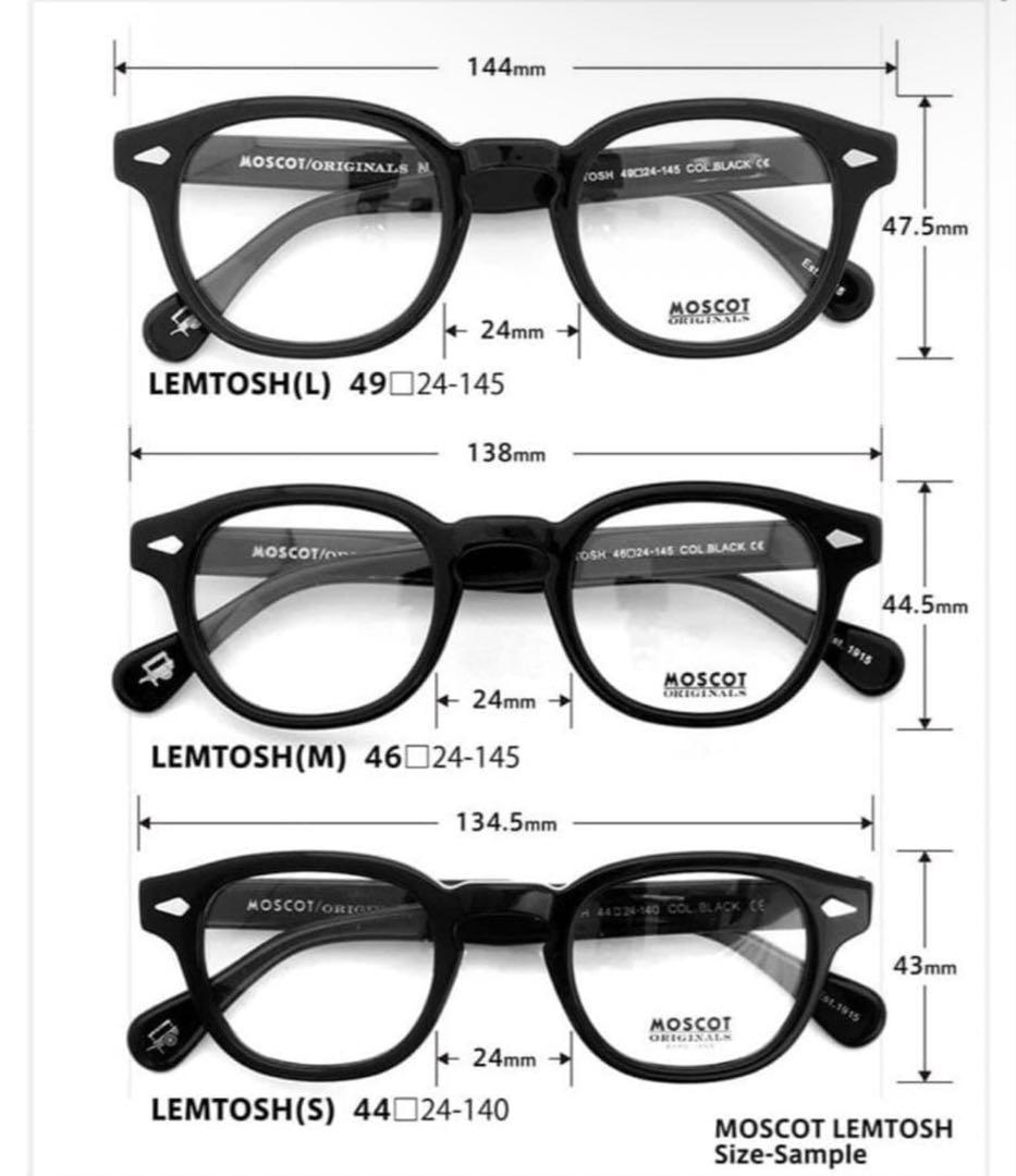 MOSCOT レムトッシュ46mm black