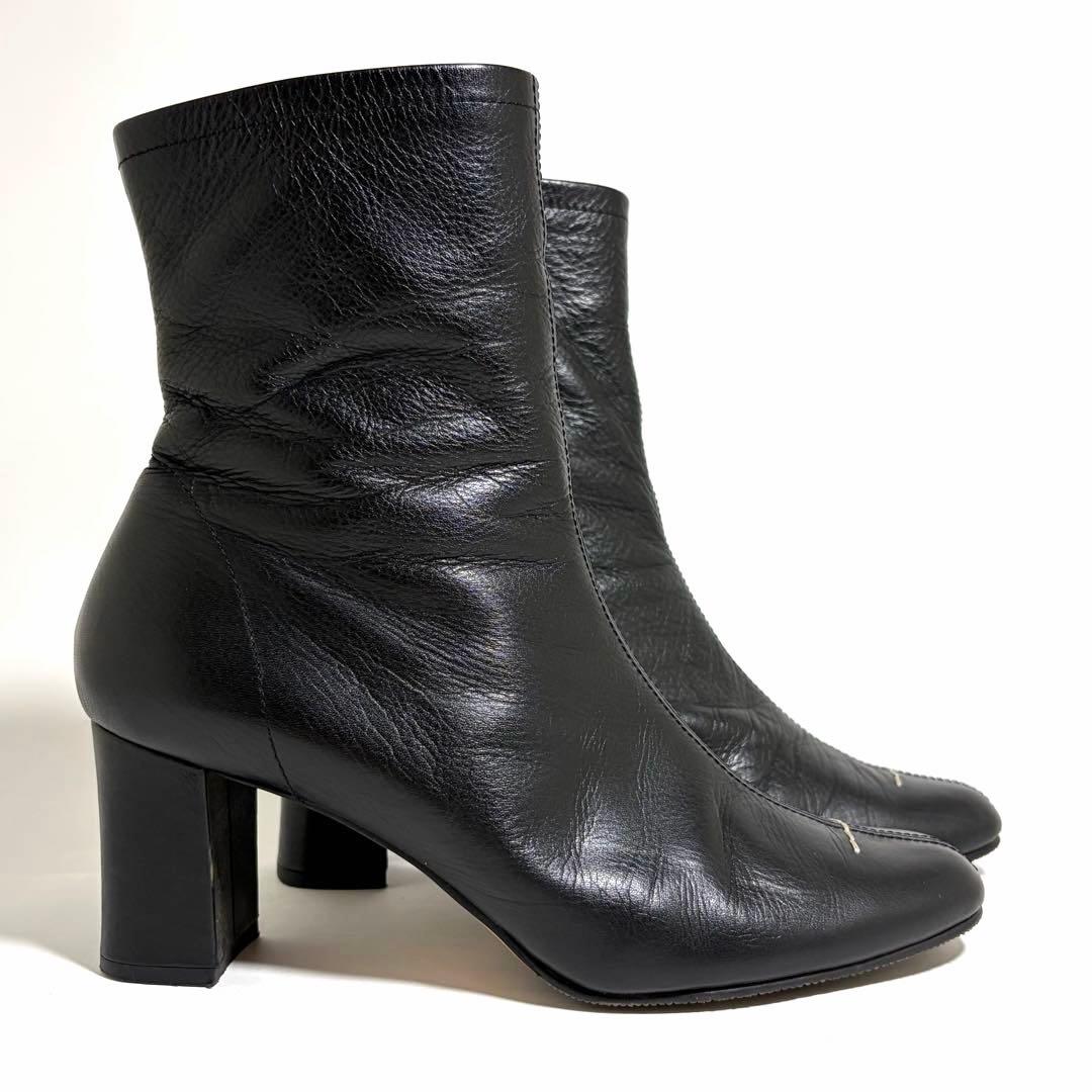 極美品☆SAKIAS 5-LAB ファイブステッチ ショートブーツ 黒 37