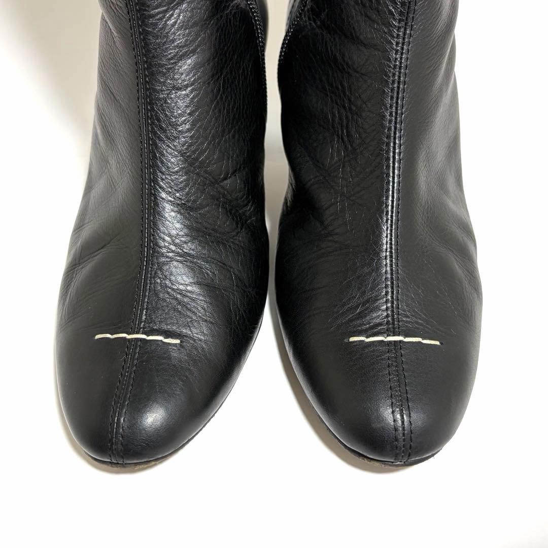 極美品☆SAKIAS 5-LAB ファイブステッチ ショートブーツ 黒 37