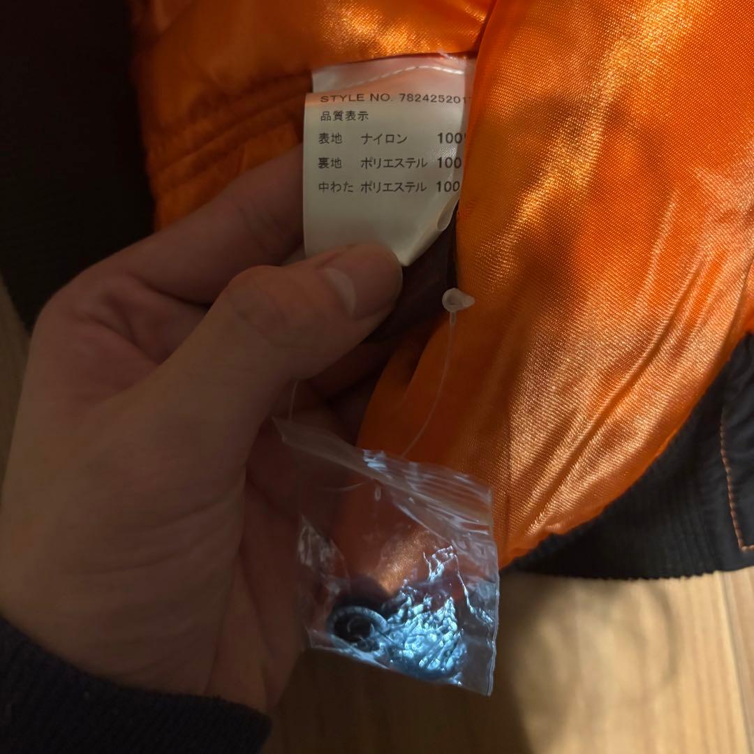 Schott MA-1 フライトジャケット L ブラック 新品