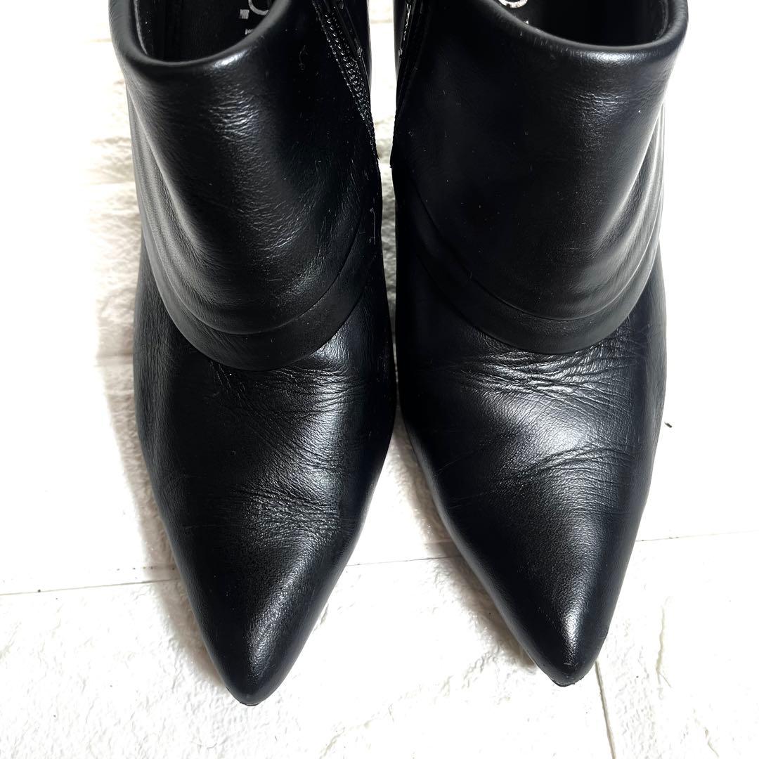 【美品】DIANA レザーブーツ ショートブーツ ブーティ