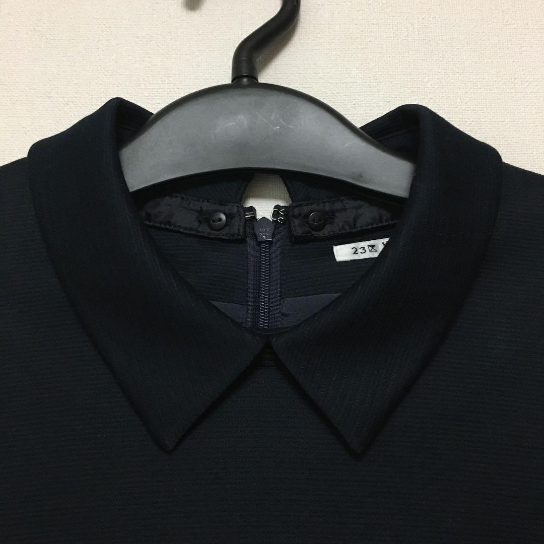 23区　VERYコラボ　襟付きワンピース　2WAY ワンピース　ネイビー