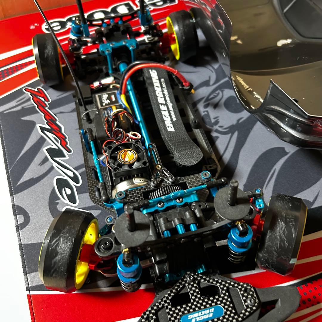 タミヤ TT-01 シルビア S15 カーボンシャーシ ケツカキ1.5 4WD