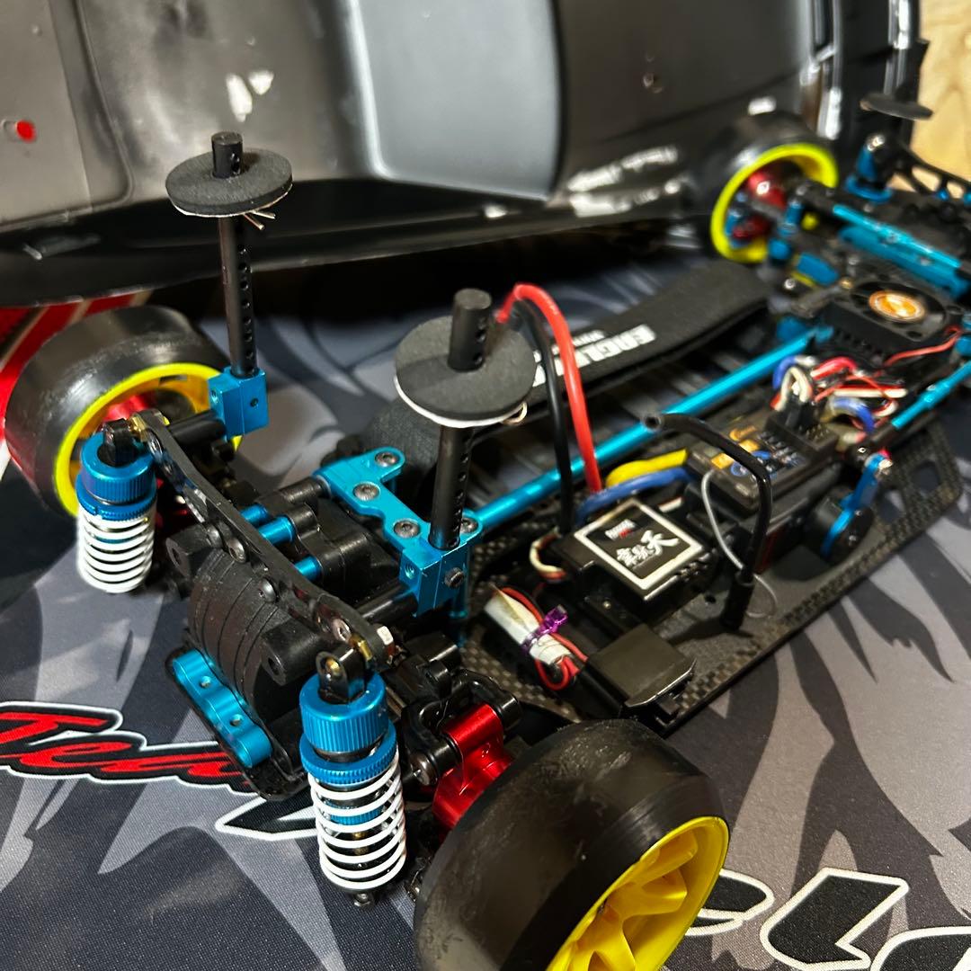 タミヤ TT-01 シルビア S15 カーボンシャーシ ケツカキ1.5 4WD