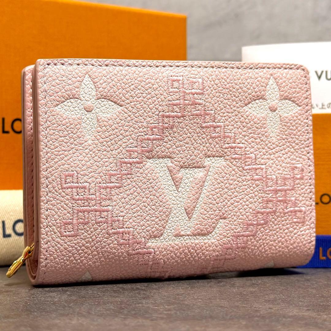 完売品 新品⭐️ルイヴィトン アンプラント ブロデリー クレア ピンク系 刺繍
