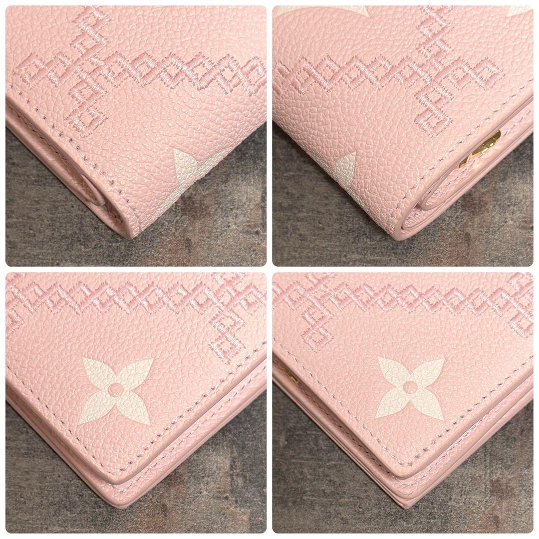 完売品 新品⭐️ルイヴィトン アンプラント ブロデリー クレア ピンク系 刺繍