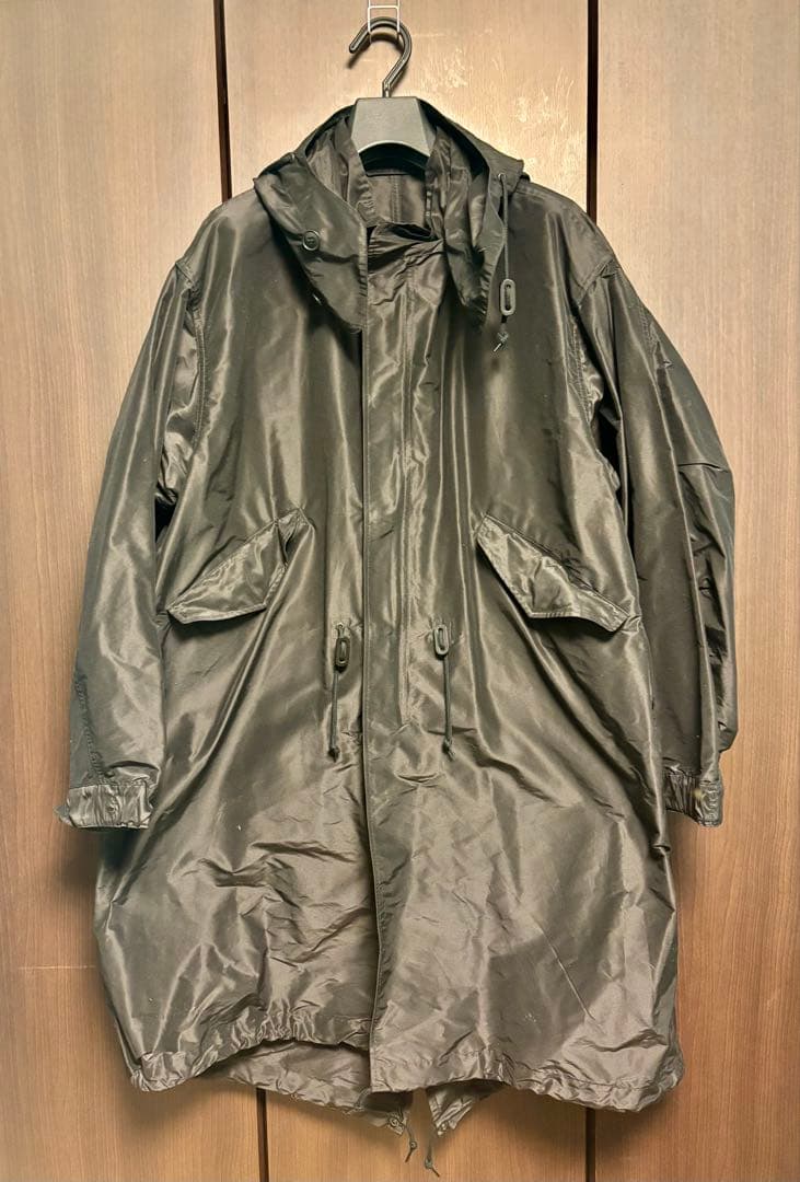 【BIGZAM】 COMOLI コットンシルクフーデッドコート size2