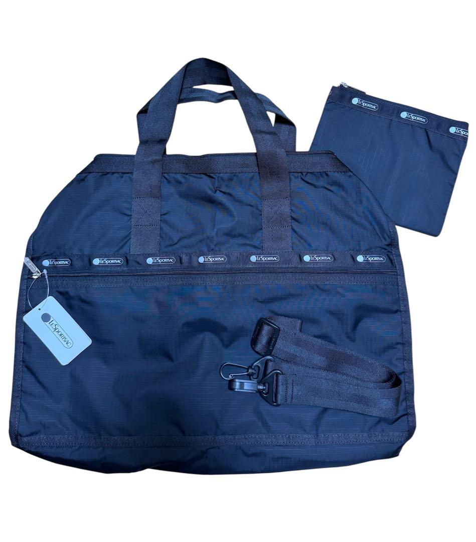 新品　LeSportsac レスポートサック　ボストンバッグ　黒