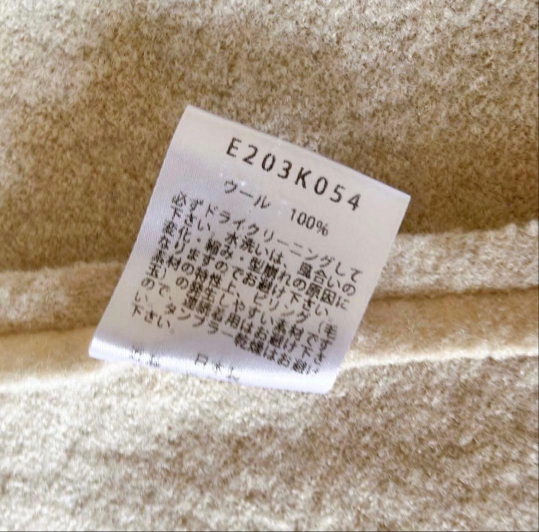 ジャケット・アウター evam eva press wool coat ivory 2