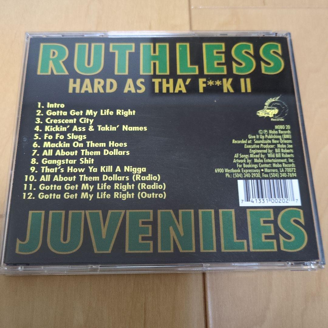 洋楽 JUVENILES HARD AS THA' F**K II g-rap