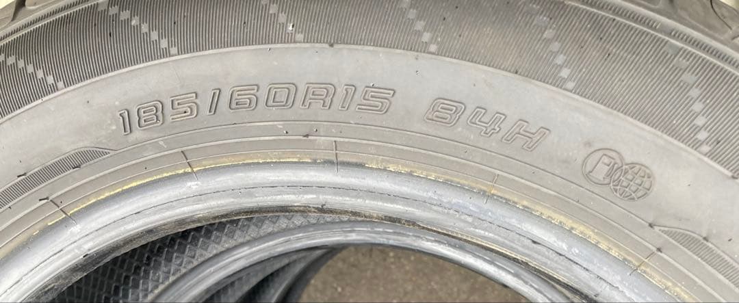 DUNLOP 185/60R15 25年製 夏タイヤ 【南-128 ①】