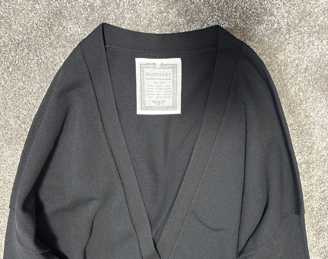 BEARDSLEY ビアズリー ニット カーディガン 長袖 ロング丈 綿