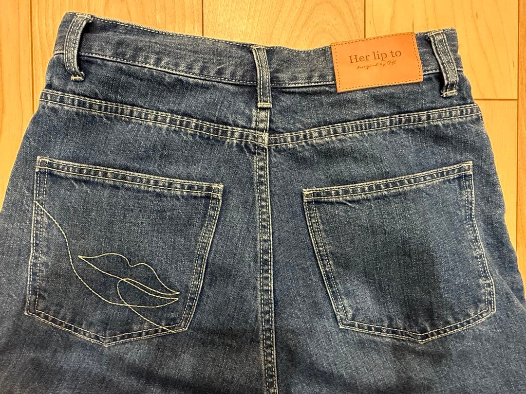 パンツ herlipto Milano Wide-Straight Jeans