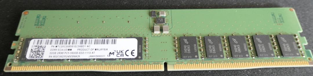 Crucial MTC20C2085S1EC56BD1R DDR5 32GB ②