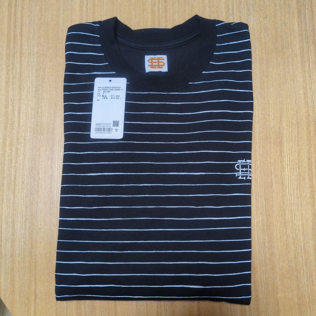 トップス SEESEE SUPER BIG ROUND BOARDER TEE M