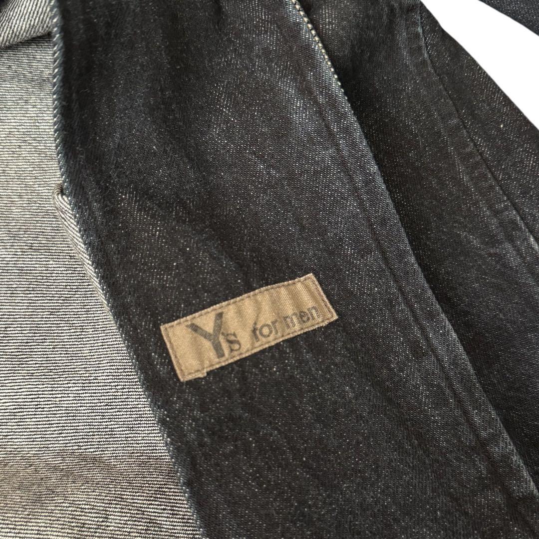 80s Y's for men デニムジップアップブルゾン