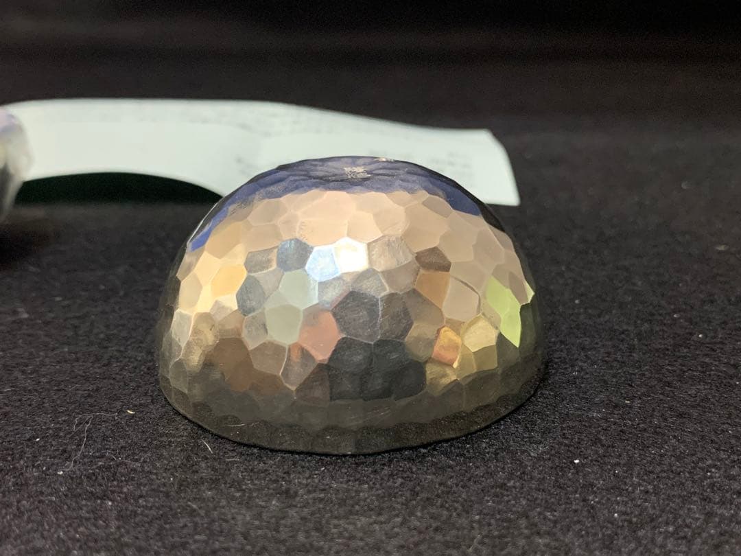 ぶんた様 新品 鎚起工房 清雅堂 錫鍛造打出 ぐい呑み酒器揃 2客 径6xh3c