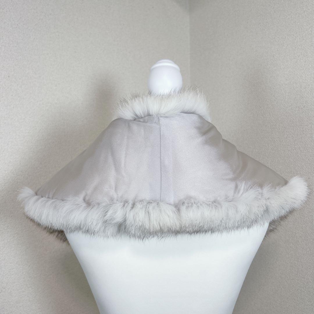 ✨未使用級✨　サガフォックス　本毛皮　ショール　マフラー　成人式　振袖　着物