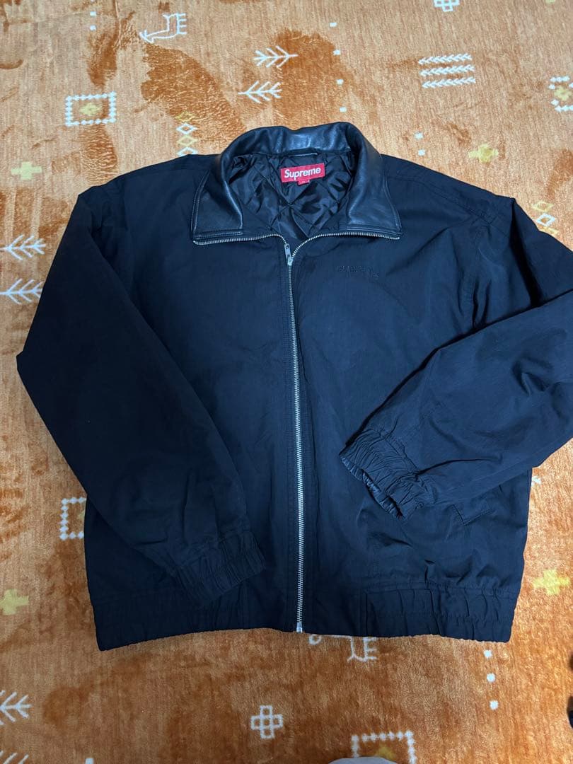 ジャケット・アウター Supreme Leather Collar Utility Jacket