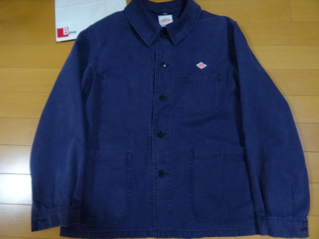 D*A様 美品★DANTONモールスキンカバーオール紺ネイビー36BSHOP購入